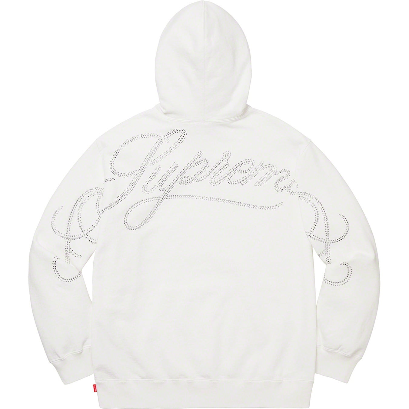 Rhinestone Script Hooded Sweatshirt view 2